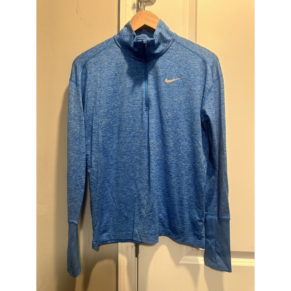 Nike Women's Blue Quarter Zip Small